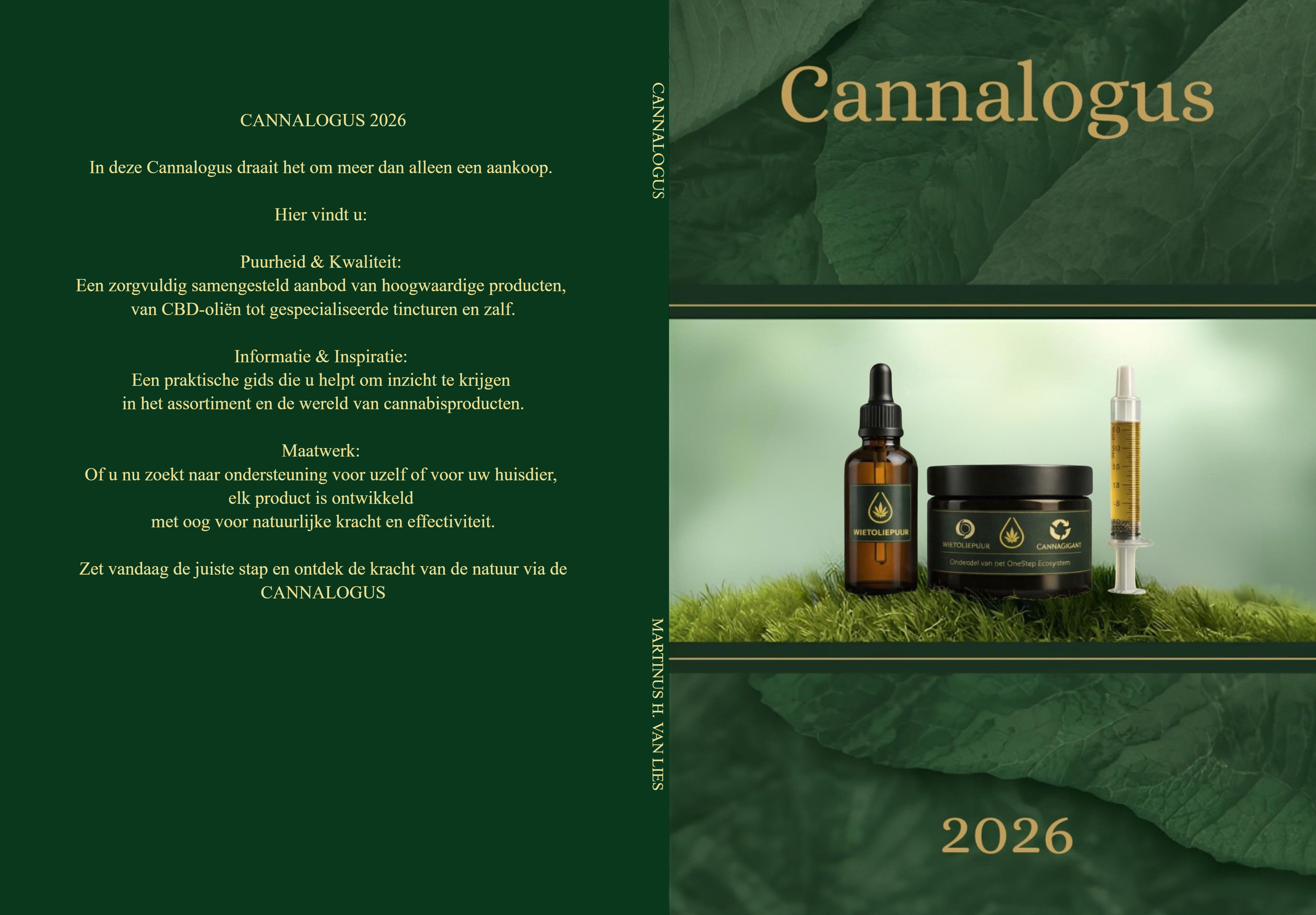 Cannalogus 2026 | Productgids One Step Community, WietOliePuur & CannaGiant