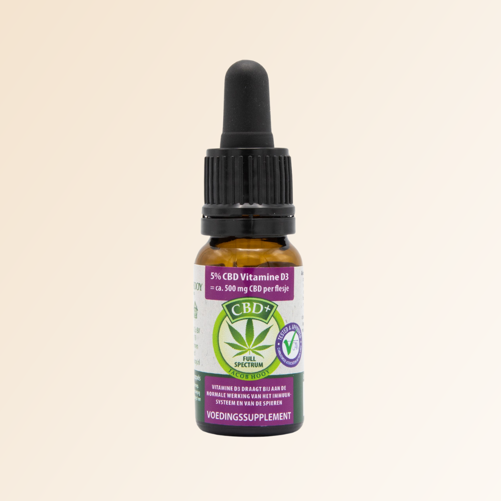 Jacob Hooy CBD 5% + Vitamine D3